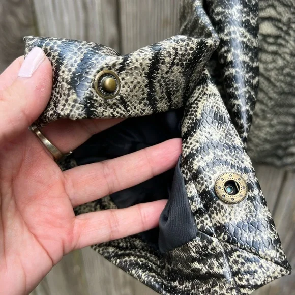 HARRIS WALLACE Vintage Zebra Print Lined Jacket size 10 - Picture 3 of 12